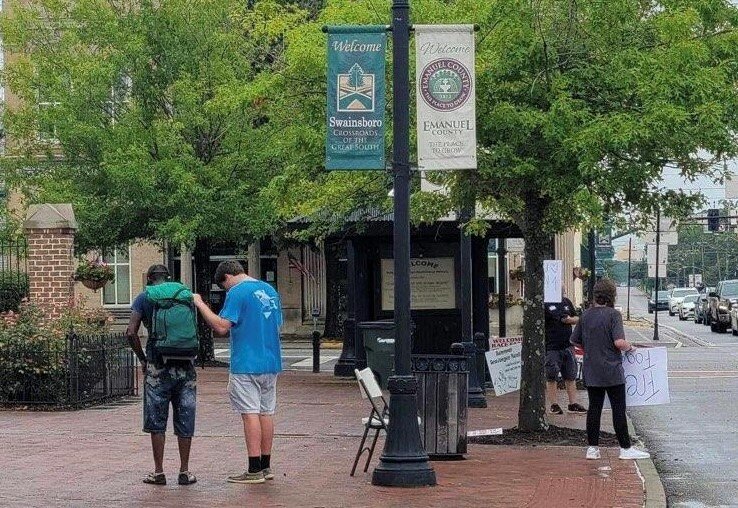 Swainsboro's drive-through prayer stations see 30 people surrender to